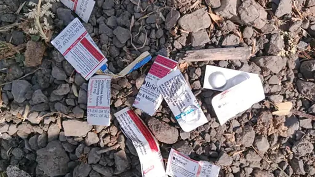 ધ્રાંગધ્રા હાઇવે પર ફરી મેડિકલ વેસ્ટનો જથ્થો મળ્યો: બેદરકાર હોસ્પિટલ સામે કડક કાર્યવાહીની માંગ