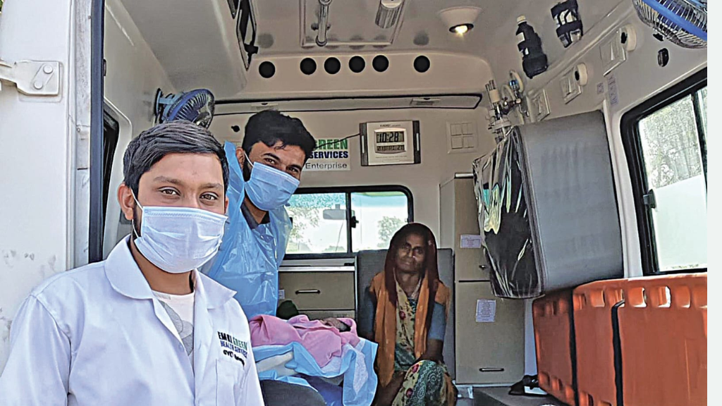 ધ્રાંગધ્રામાં 108 એમ્બ્યુલન્સમાં સફળ ડિલિવરી