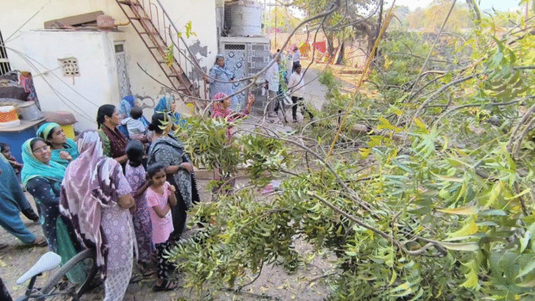 સુરેન્દ્રનગર કલેકટર કચેરી પાસે બિલ્ડીંગ ધરાશાયી: મોટી જાનહાનિ ટળી