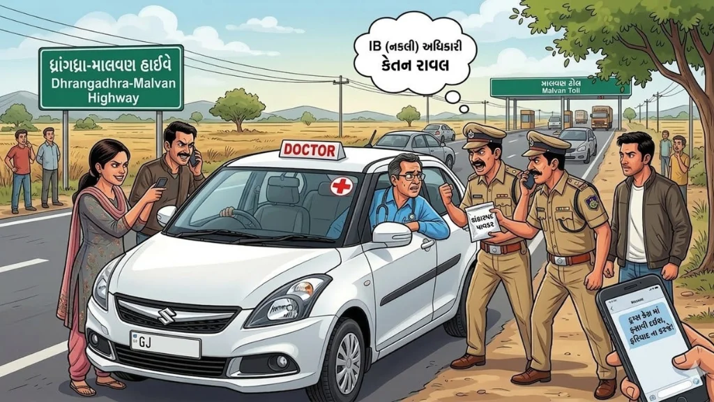 ધ્રાંગધ્રાના તબીબને ડ્રગ્સના કેસમાં ફસાવવાનો કારસો: IB અધિકારી બની તોડ કરનારી ટોળકી સામે ફરિયાદ