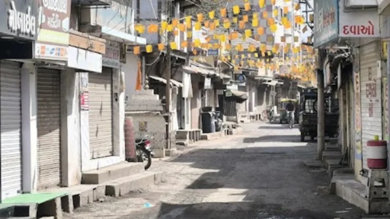 સુરેન્દ્રનગરમાં તાપમાન 38 ડીગ્રી થતા કર્ફ્યુ જેવી સ્થિતિ