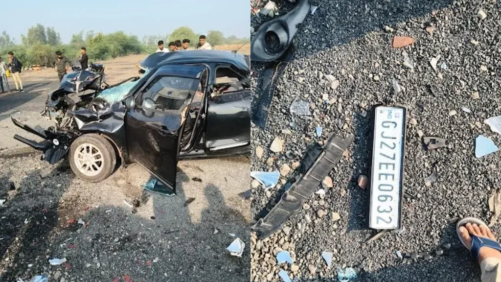 ચોટીલા હાઈવે પર કમકમાટીભર્યો ત્રિપલ અકસ્માત: ઠાકોર પરિવારના 2 સભ્યોના મોત