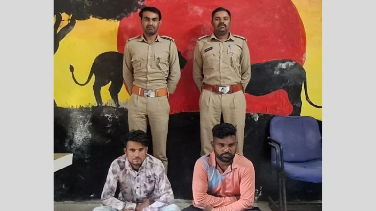 થાન: કંડોળીયા હનુમાનજી મંદિર પાસે સસલાનો શિકાર કરતા 2 શખ્સ ઝડપાયા