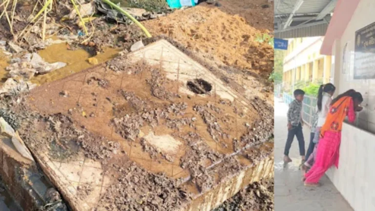 થાનગઢ રેલવે સ્ટેશનમાં ગંદકીનું સામ્રાજ્ય: પીવાના પાણી માટે ગ્લાસ નથી અને શૌચાલયની કુંડીઓ છલકાઈ