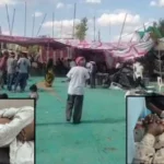 લીંબડીમાં ભારે પવનથી પદયાત્રી સેવા કેમ્પનો મંડપ તૂટ્યો: આરામ કરી રહેલા બે યાત્રિકો દબાયા