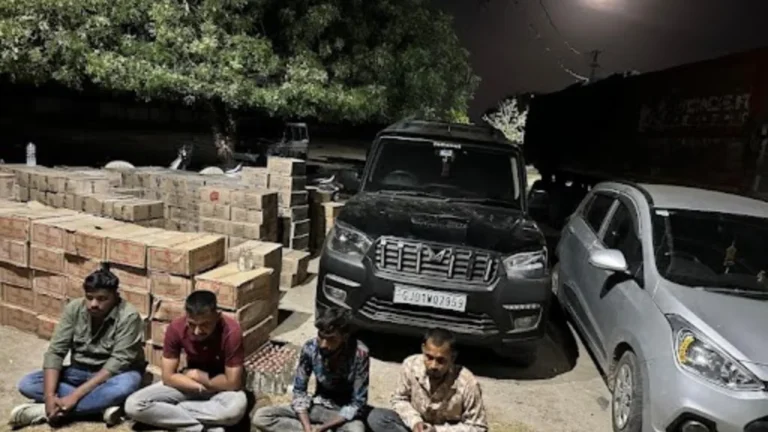 દસાડાના વધાડામાં દારૂ કટિંગ સમયે SMCનો દરોડો: 25 લાખનો દારૂ જપ્ત કરાયો