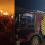 સુરેન્દ્રનગર: થાનગઢના સિરામિક ગોડાઉનમાં ભીષણ આગ, લાખોનો મુદ્દામાલ બળીને ખાખ