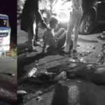 truck hit pedestrian at Bhaskarpara Village lakhtar 7 dead