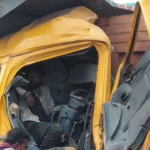 Limbdi Rajkot Highway Dumper Trailer Accident Spot Near Vastadi Bridge