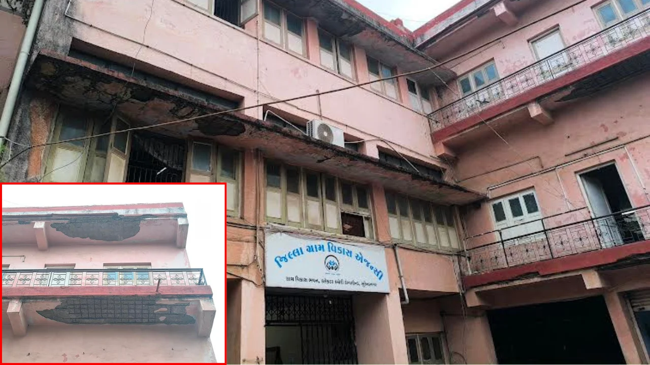 Surendranagar Dilapidated District Rural Development Agency Building