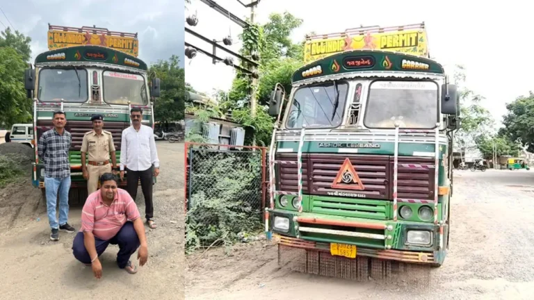 Surendranagar GIDC illegal grain warehouse raid by ASP