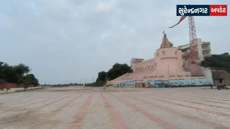 Patdi Lok Mela Fair setup near Adhyashakti Temple