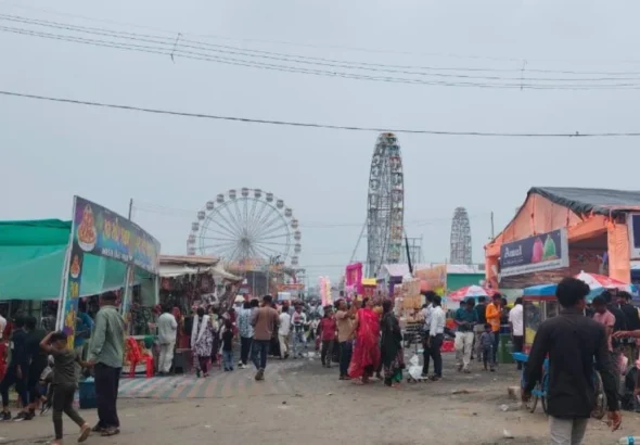 Closed rides and muddy ground due to lack of safety permission at Tarnetar fair Gujarat 2026