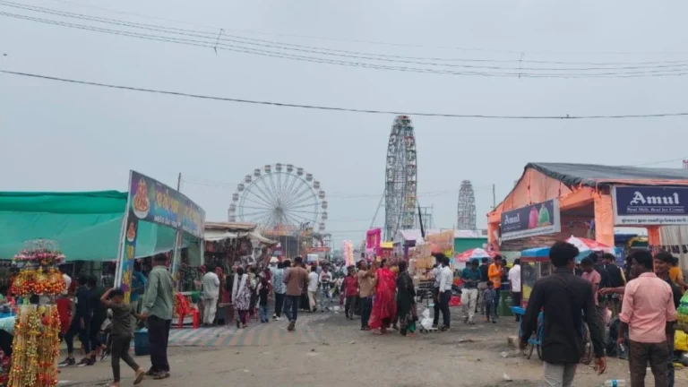 Closed rides and muddy ground due to lack of safety permission at Tarnetar fair Gujarat 2026
