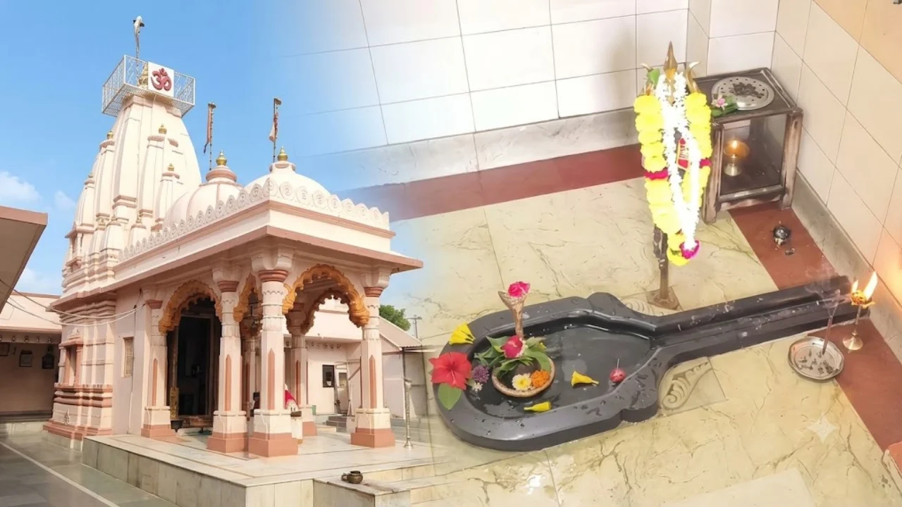 Dholeshwar Mahadev Temple near Dholidhaja Dam