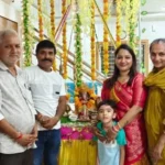 Ganesh Utsav Celebrated at the Residence of BJP District Vice President Jignasha Nayak
