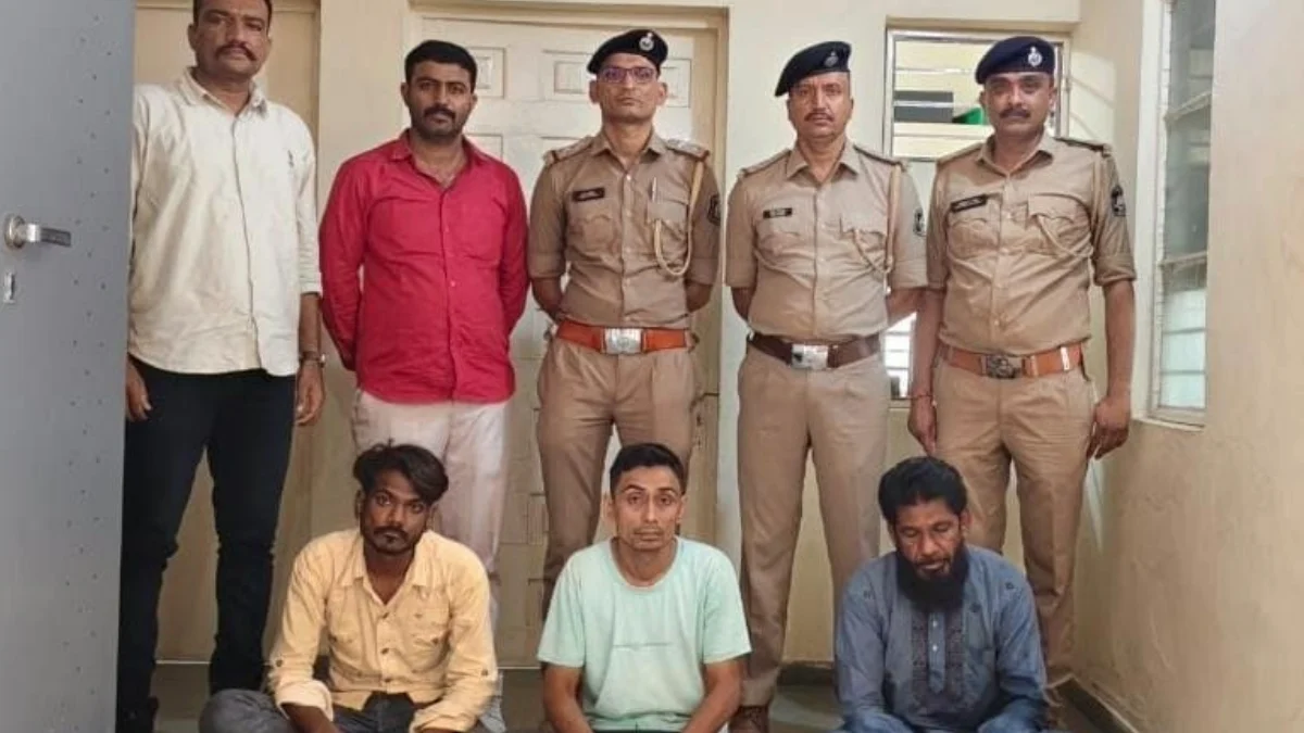Police investigation and arrests in Patdi cow slaughter case Surendranagar