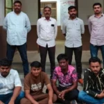 Police raid in Dhrangadhra capturing gamblers with cash
