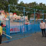 Sayla Lalji Maharaj Temple Lok Mela Stalls Setup