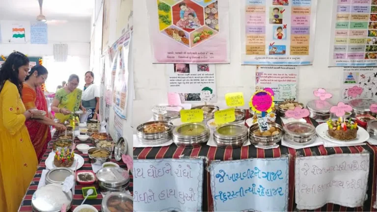 Poshan Utsav Wadhwan THR and millets recipe competition ICDS